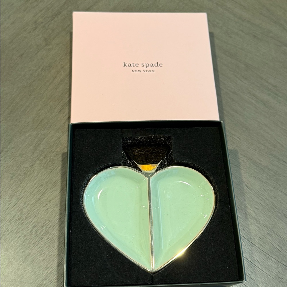 Kate Spade Gold and Silver Spade Dish